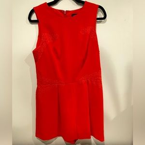 Topshop Romper Red‎ Size 10